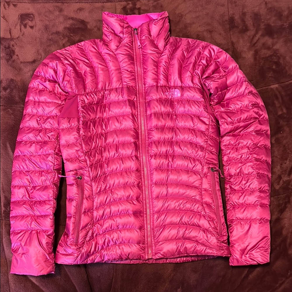 The North Face Pink Puffer Jacket Lightweight Insulated